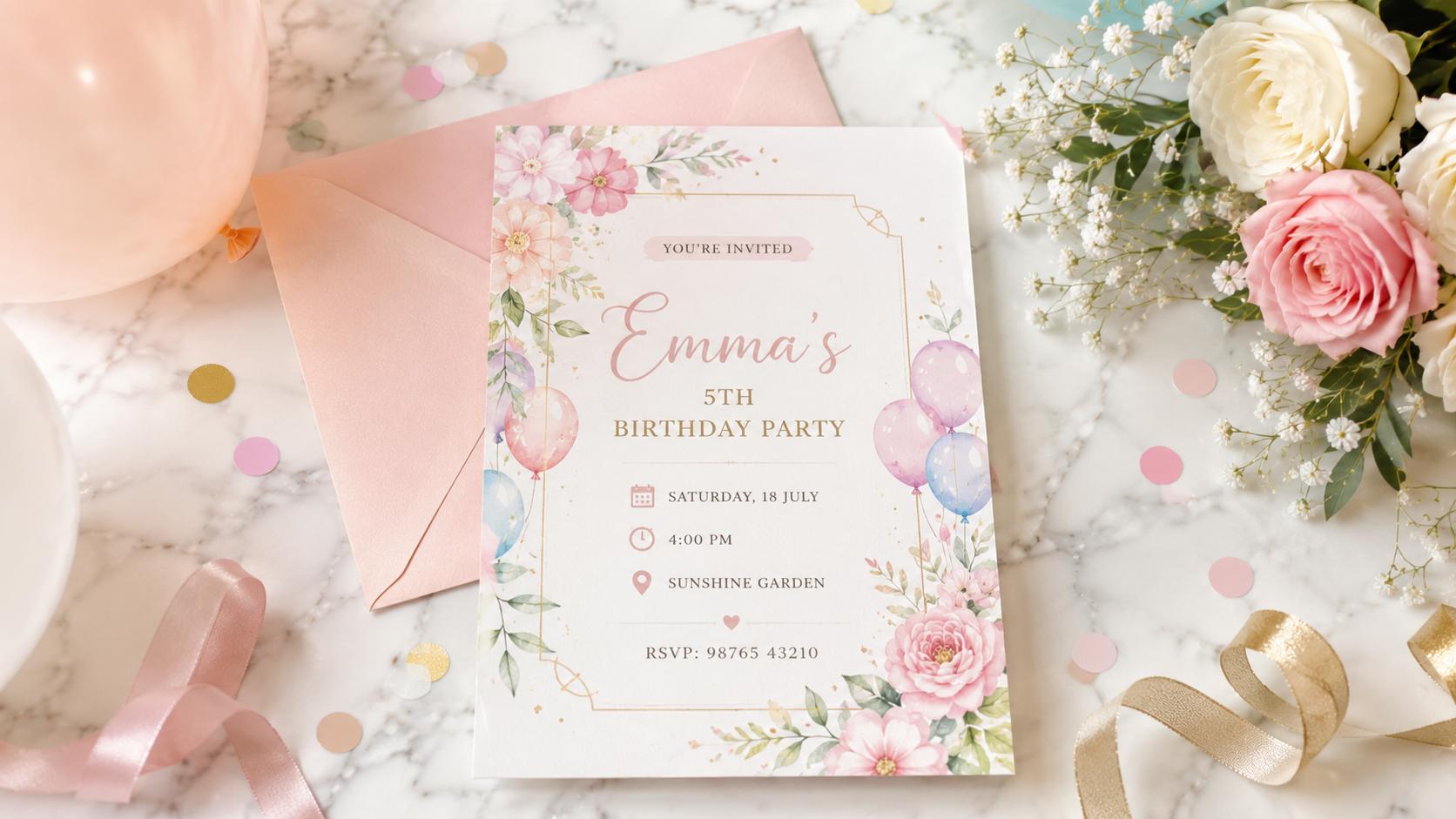 Birthday Invitations